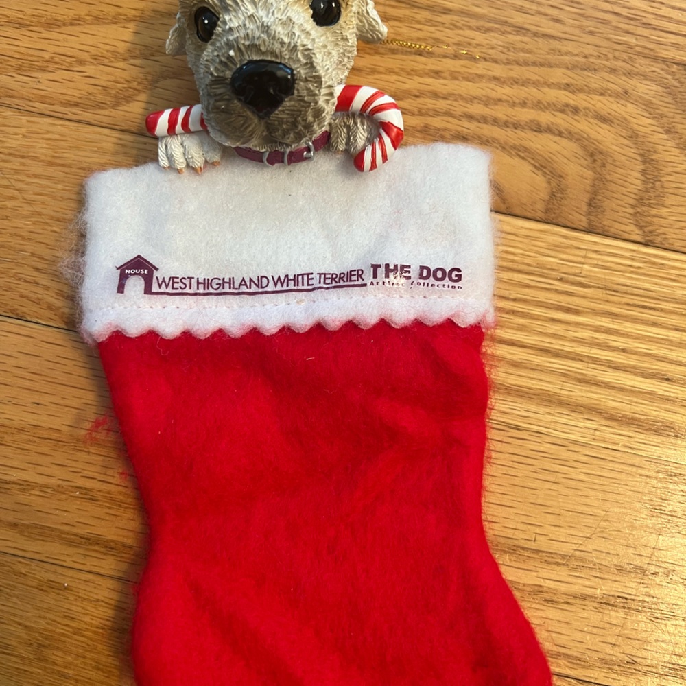West highland terrier mini stocking